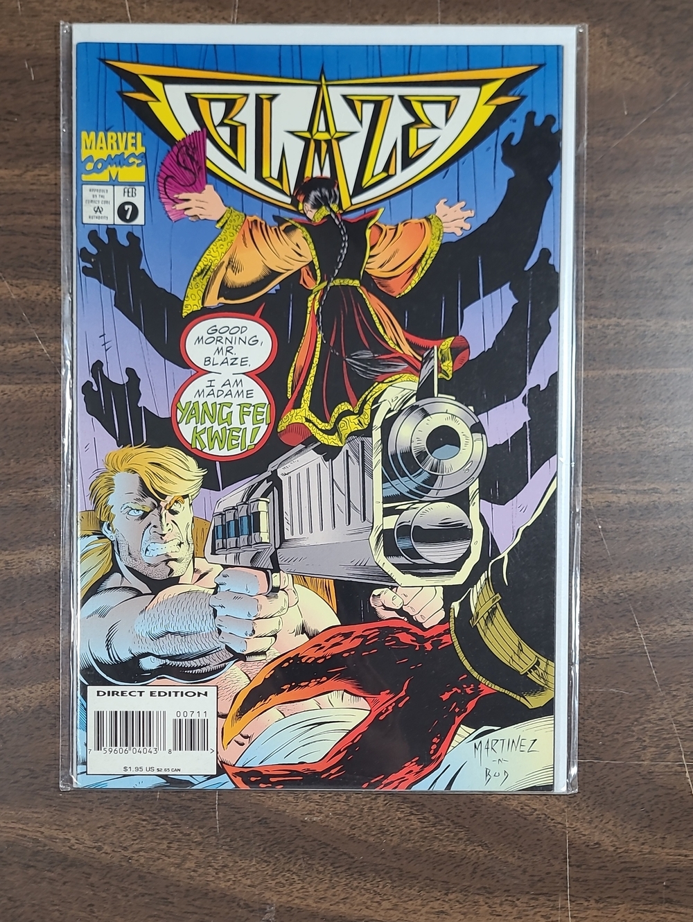 Marvel Blaze Comic Book - #7 February Bagged